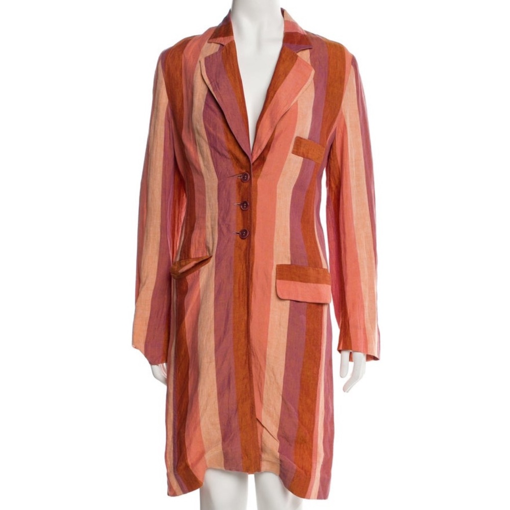 Sonia Rykiel Red and Pink Blazer Modern Statement Piece